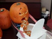 Pumpkin-vomit